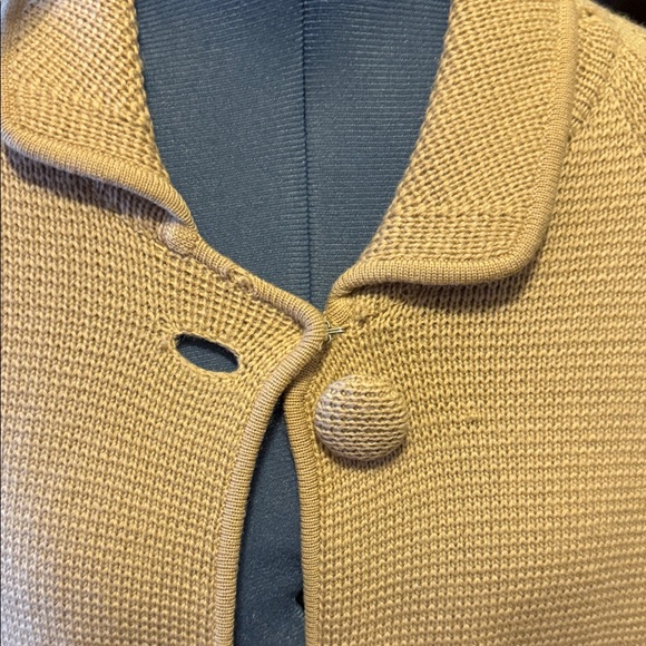 Women's 100% Wool Beige Coat - Picture 5 of 7